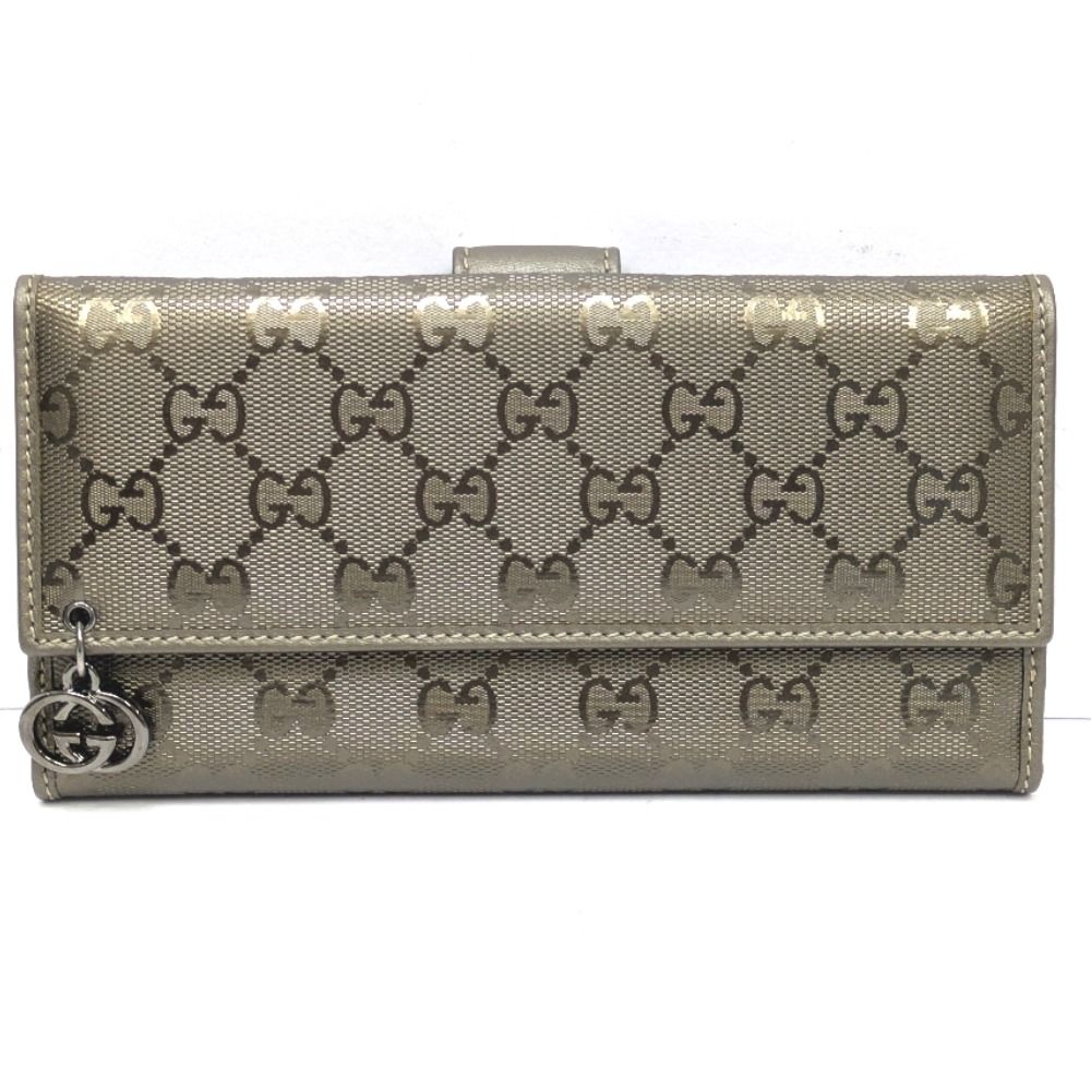 Dz803272 グッチ 長財布 Wホック GGインプリメ 212104・2149 ブロンズ 