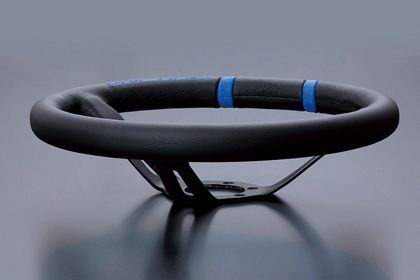 MOMO ステアリング ドリフティング 33パイ ブルー MOMO ドリフティング