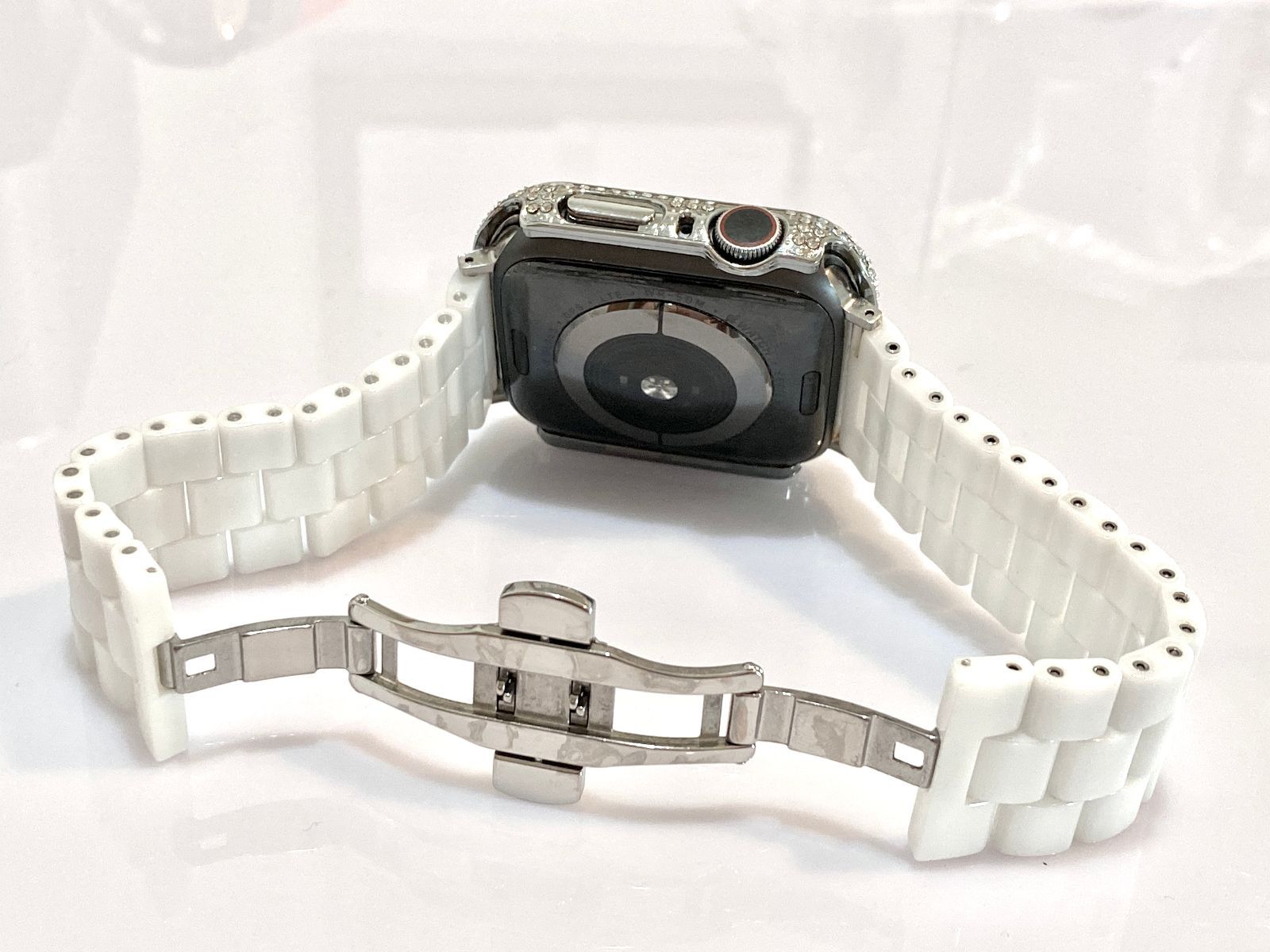 アップルウォッチバンドラバーベルトカバー AppleWatch ケース⁄4567