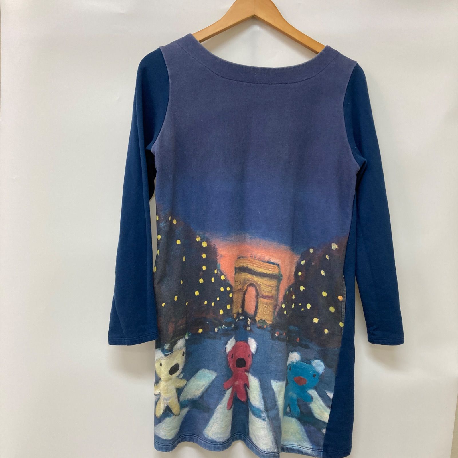 graniph トップス ロングシャツ ミニワンピース 長袖 F【CT1475】 Design Tshirts Store graniph デザインティーシャツストア