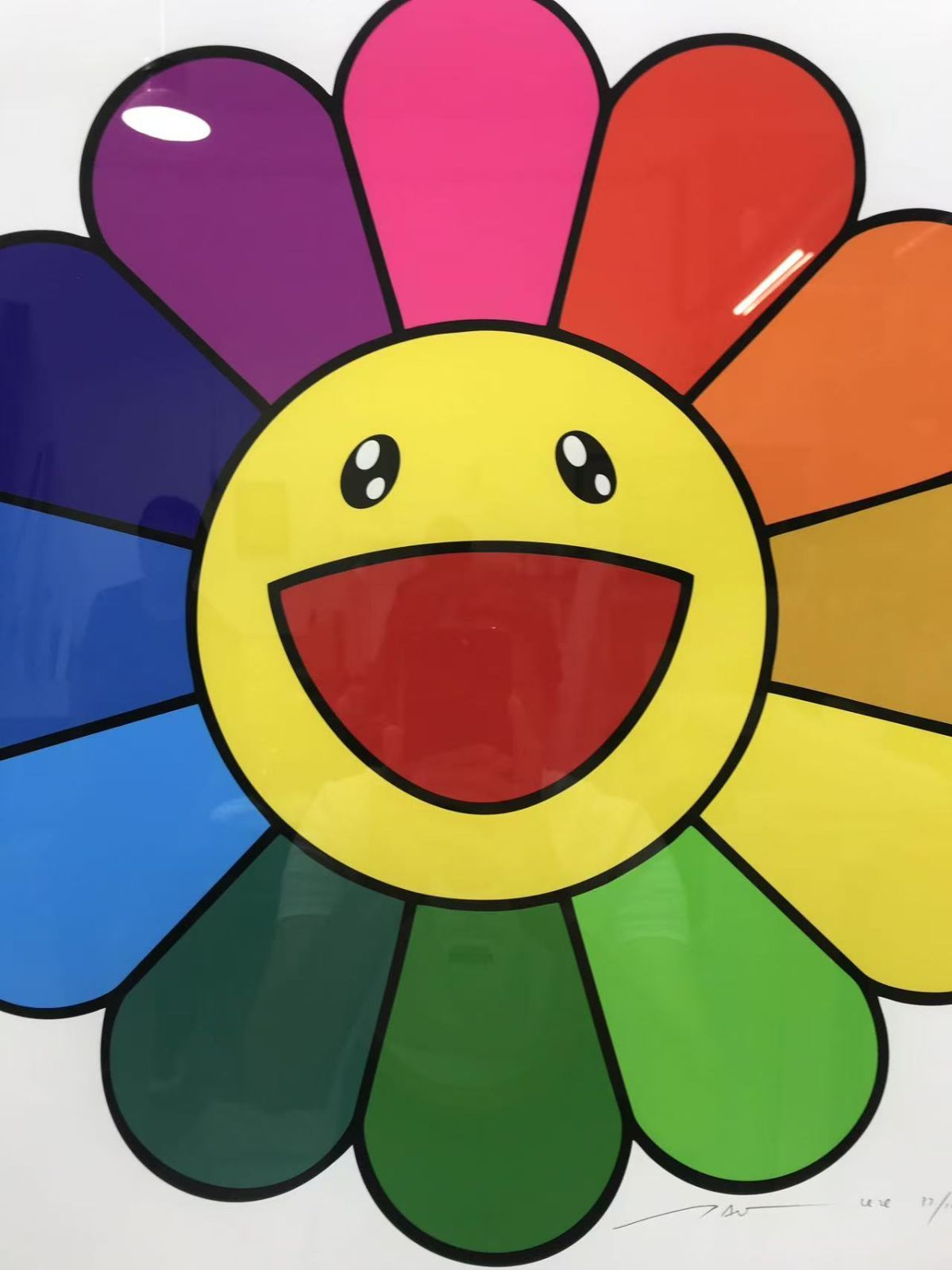 Smile On, Rainbow Flower 村上隆 レインボーお花にっこりね
