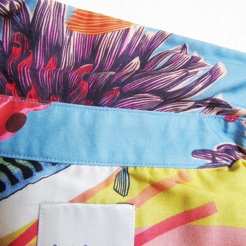 【美品】Paul Smith ヒマワリ 半袖 シャツ アロハ 40 ポールスミス 美品】Paul Smith ヒマワリ 半袖 シャツ アロハ 40 ポールスミス