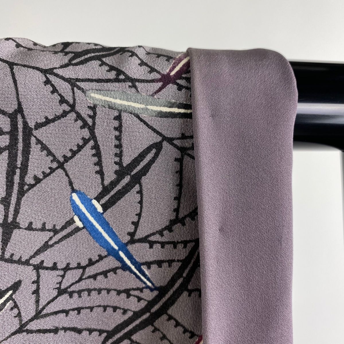 平和屋着物▽上質な小紋 単衣 縞 正絹 逸品 CAAU3845xi 平和屋着物