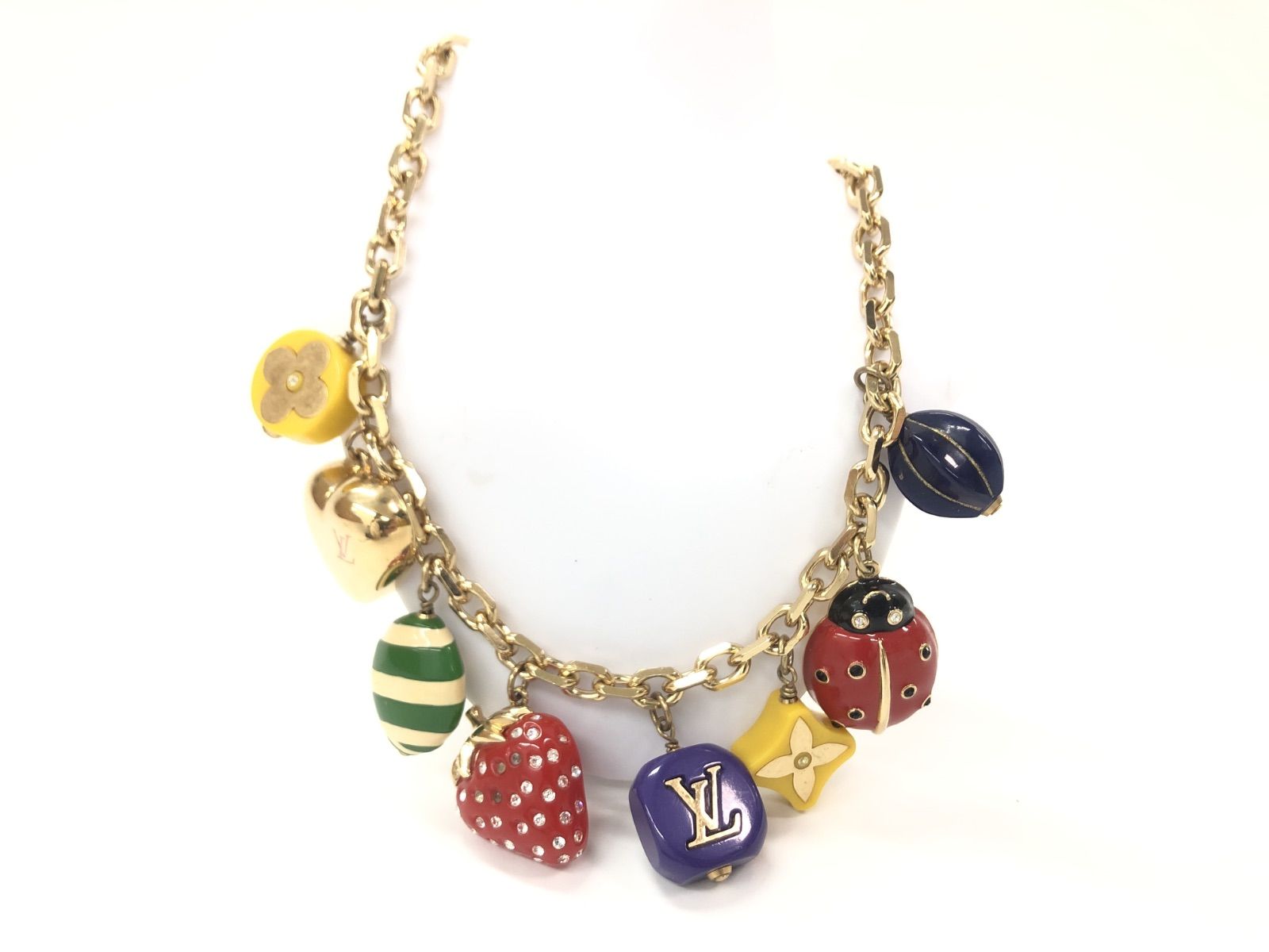 LOUIS VUITTON ルイヴィトン ネックレス ゴールド てんとう虫 レア