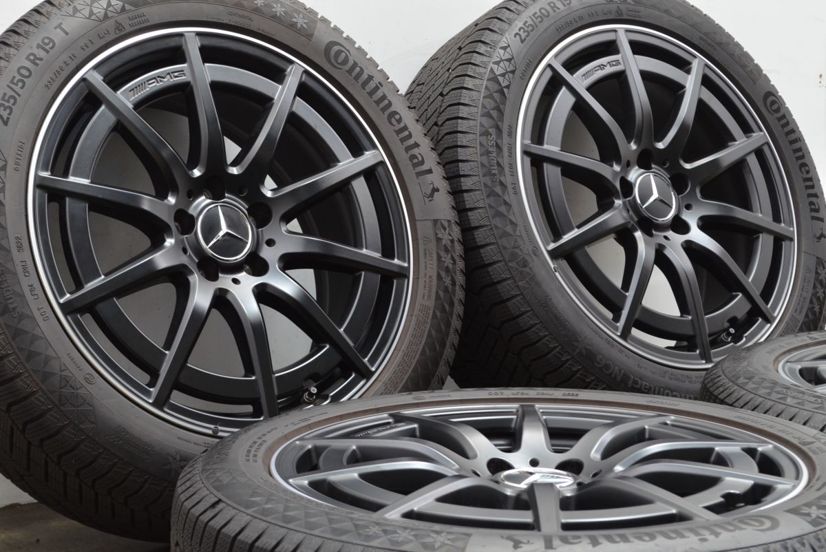 美品 バリ溝】メルセデスAMG H247 GLA34 X247 GLB35 純正 19in 8J +49 
