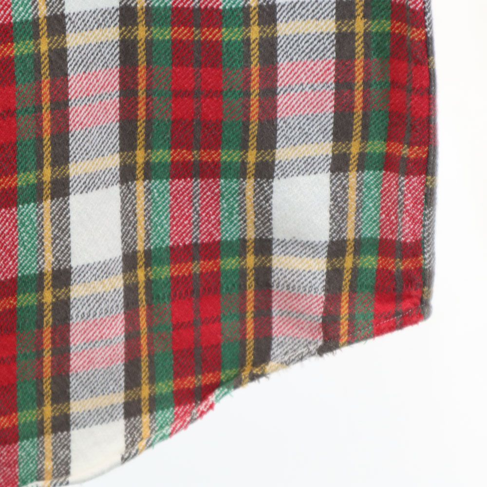 RALPH LAUREN　チェックシャツ　Lサイズ　インパクト21 レア物 RRL インパクト21社製 チェック柄 長袖 シャツ M 赤系 ダブルアール