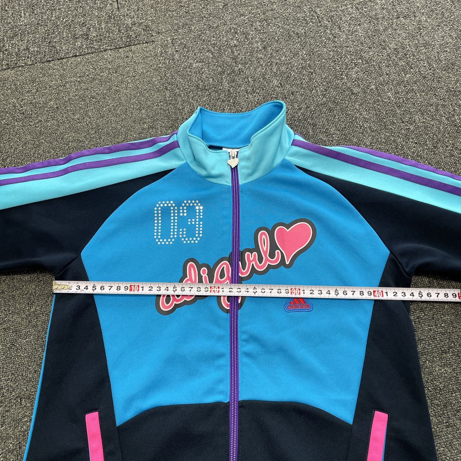 y2k Archive 00s adidas アディダス トラックジャケット ジャージ 水色