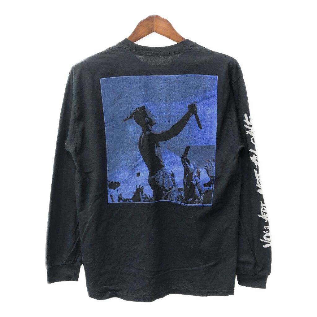 YEEZY　両面プリント長袖カットソー　XXXテンタシオンコラボ　Lサイズ xxxtentacion テンタシオン メンズ ロンT 長袖 HIPHOP XLの通販