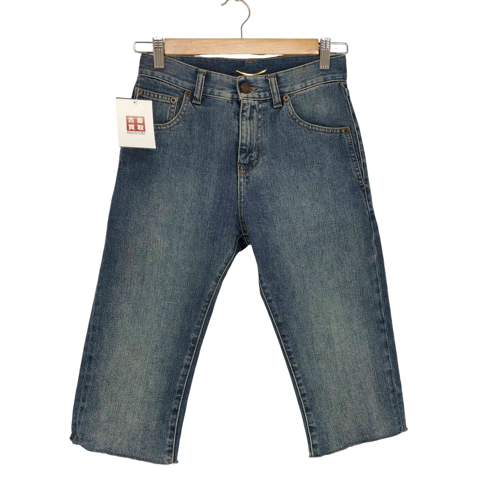サンローランパリ SAINT LAURENT PARIS デニムロングショーツ 