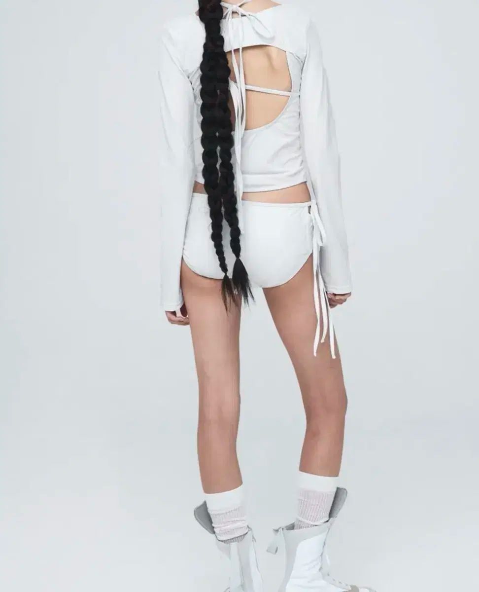 Nache 3 ー PIECE GARTER SWIM SUIT WHITE NACHE】24SS 3-PIECE