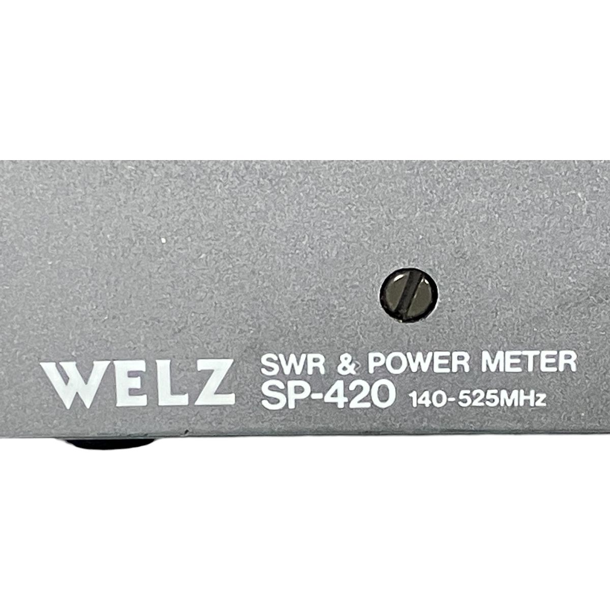 WELZ SP-420 SWR&POWER METER パワー計 パワーメーター ウェルツ ジャンク W9327162