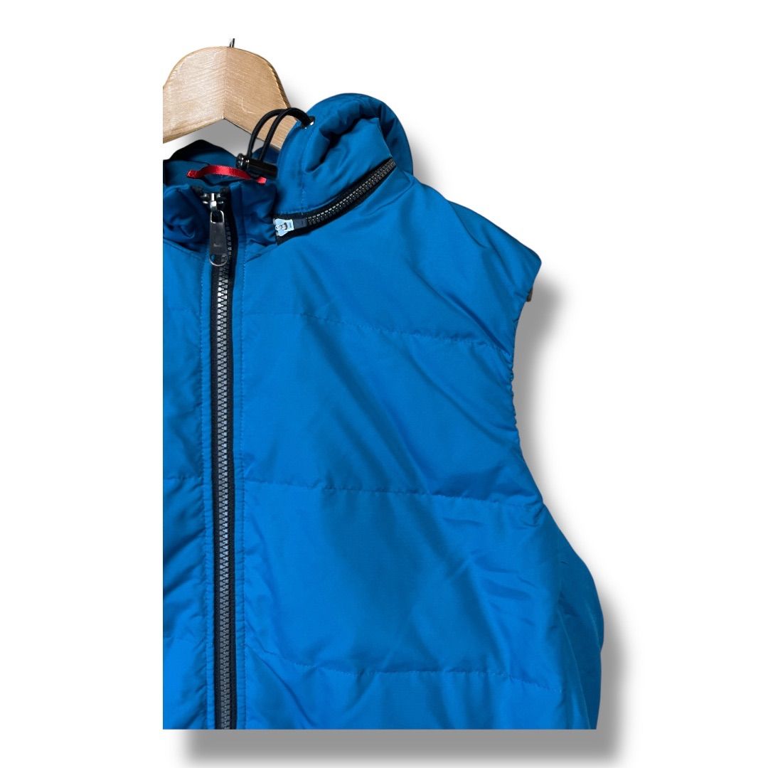 LANVIN SPORT 青色　ベスト　40 LANVIN SPORT 青色 ベスト 40