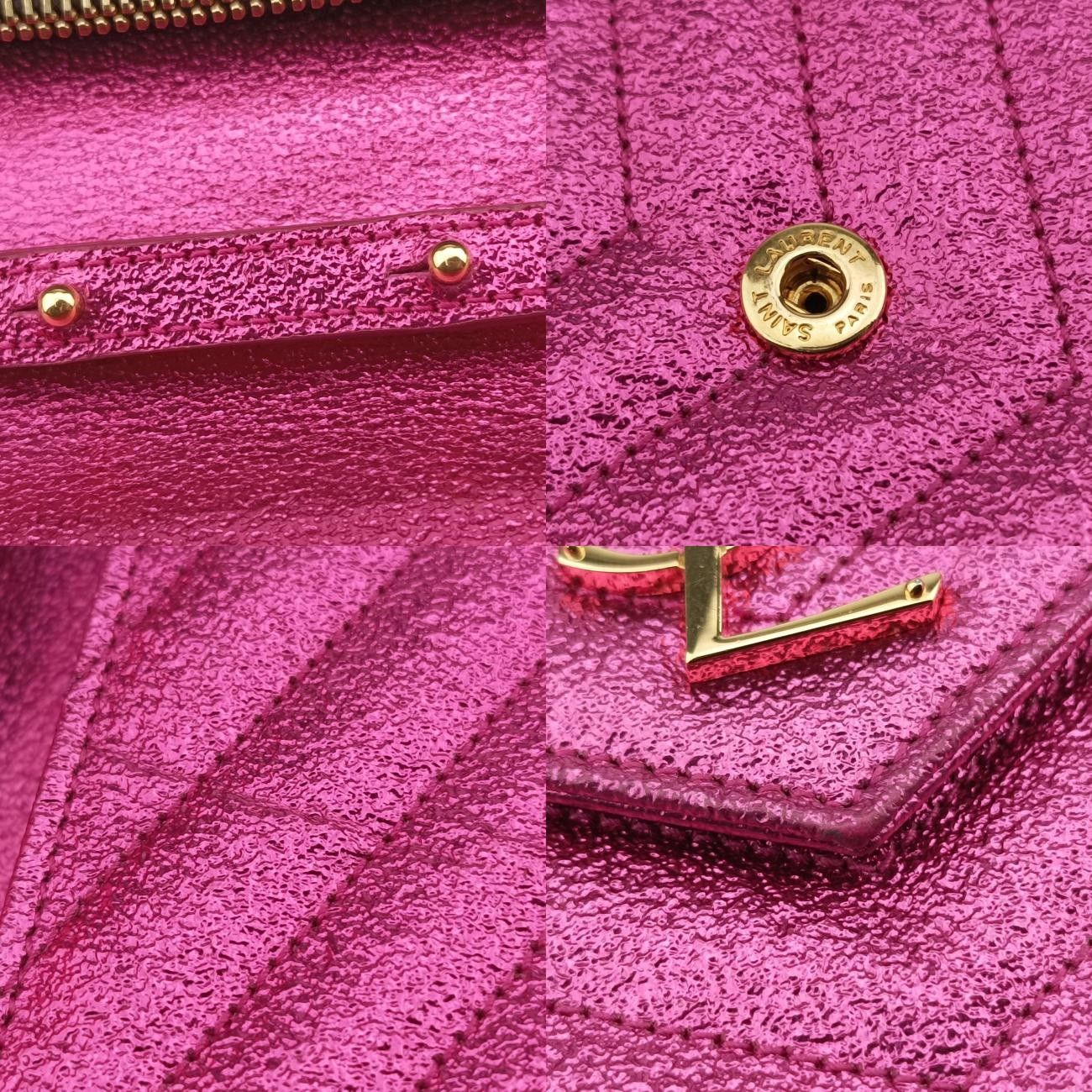 イヴサンローランYves Saint Laurentモノグラム ピンク レザー 360452 YBL360452.0714 NICORILABO_COM