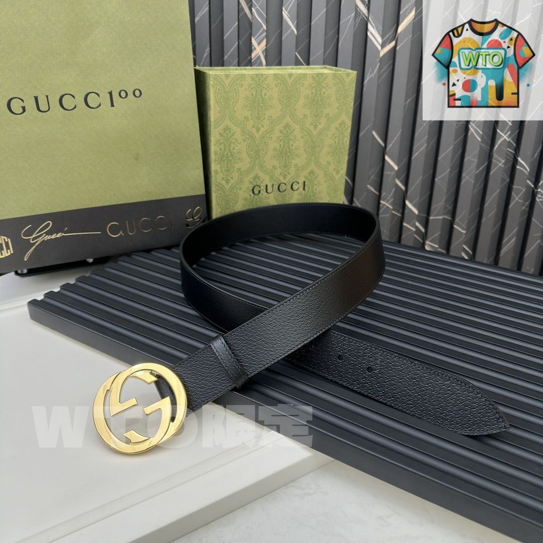 Gucci ベルト GG Marmont wide belt in black | GUCCI® US