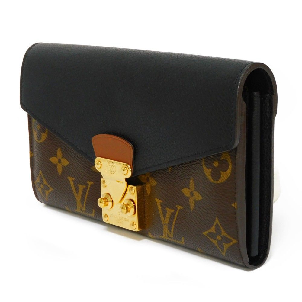 LOUIS VUITTON ルイ・ヴィトン ポルトフォイユ パラス LVロゴ フラワー 