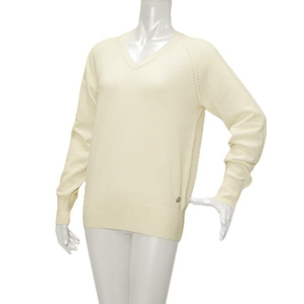 JWO ジェイダブリュオー レディース 秋冬 カシミヤ Vネックセーター サイズ40 42-1192720