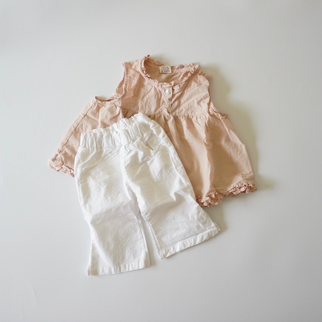 Blouse Sleeveless Frill - Lace | Ruffle Top USA SPELL – Fleur White Women's Fashion Luulla