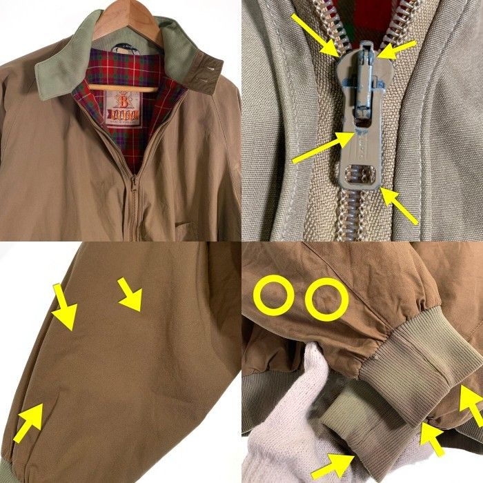 G9タイプ ベージュ スウィングトップ Mサイズ イングランド製 ブルゾン BARACUTA ⁄ バラクータ スウィングトップ ⁄ G9