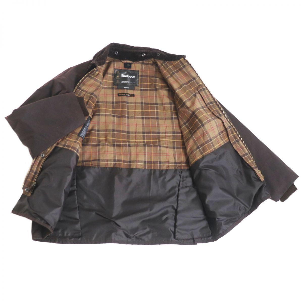 美品□Barbour/バブアー 1802135 襟コーデュロイ BEDALE JACKET