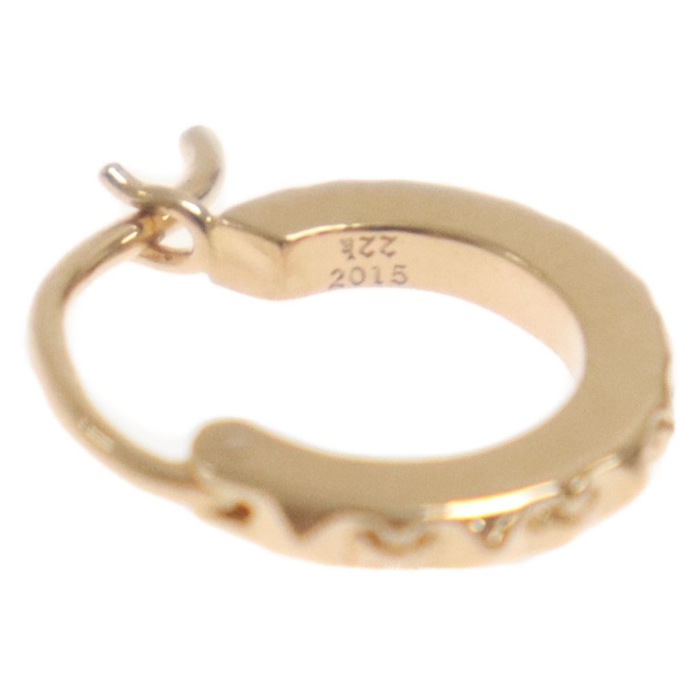 CHROME HEARTS クロムハーツ 22K TINY TFP HOOP トゥルー