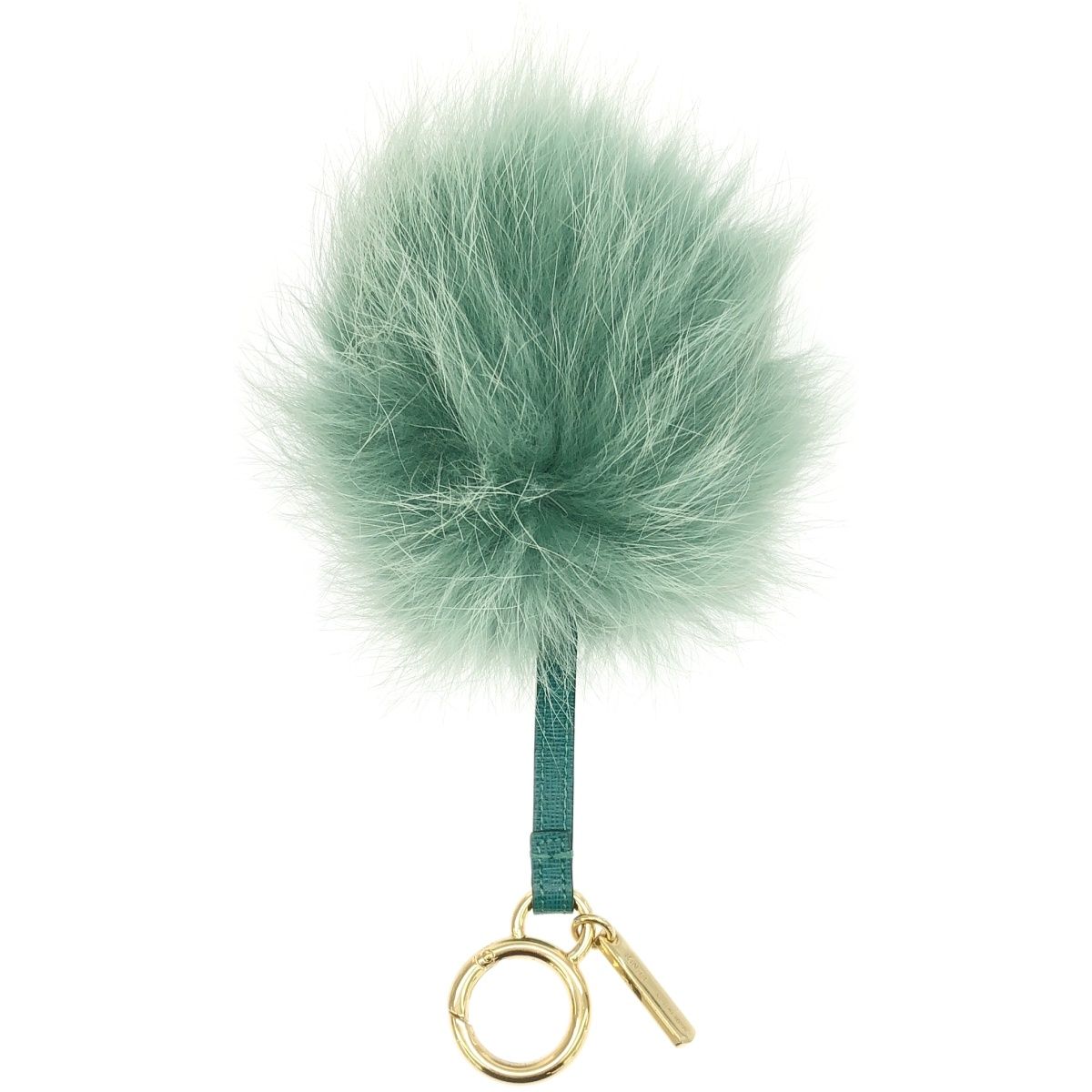 FENDI フェンディ ファー ポンポンチャーム グリーン系 - メルカリ