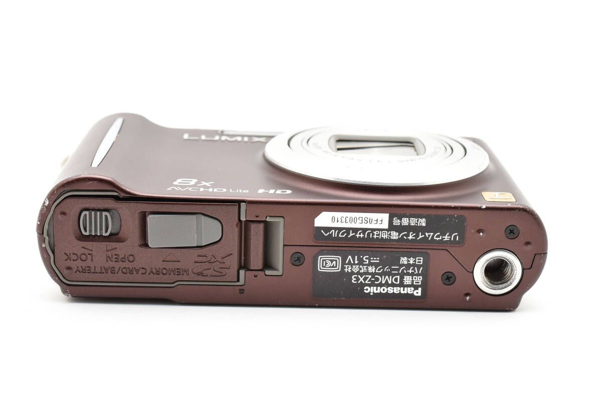 ☆パナソニック Panasonic LUMIX DMC-ZX3 8x ブラウン