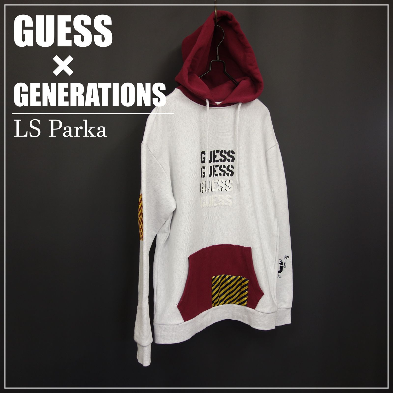 GENERATIONS GUESS コラボ パーカータグ有り