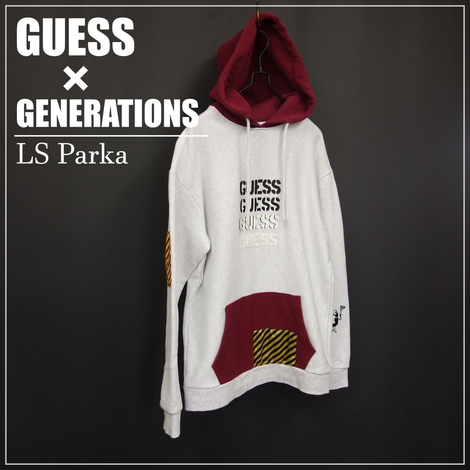 人気☆GUESS×GENERATIONS ゲス×ジェネレーションズ 長袖パーカー