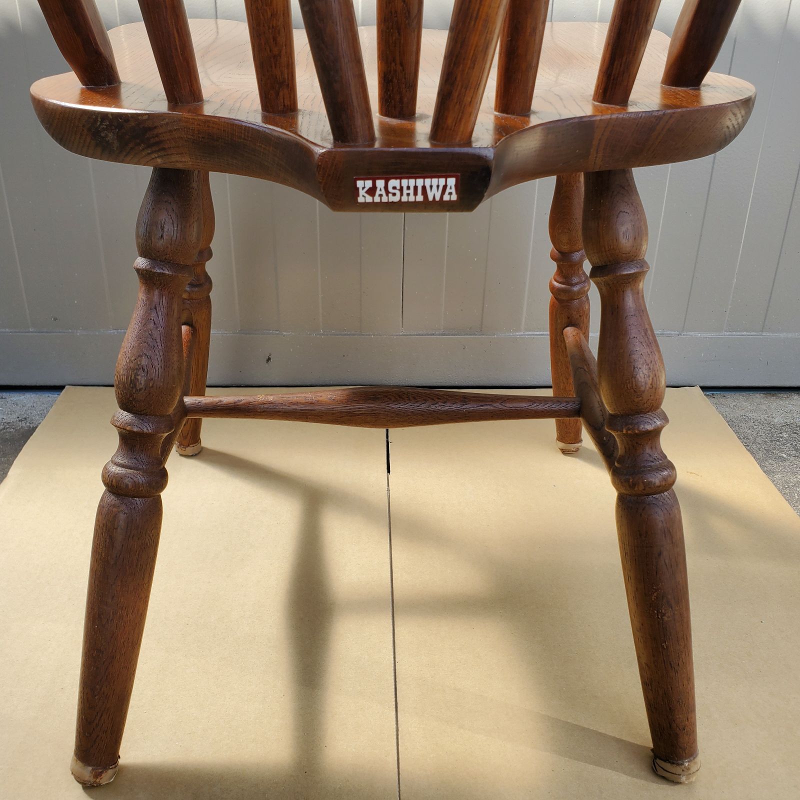 ヴィンテージ KASHIWA 柏木工 ダイニングチェア 椅子 ブラウン z536