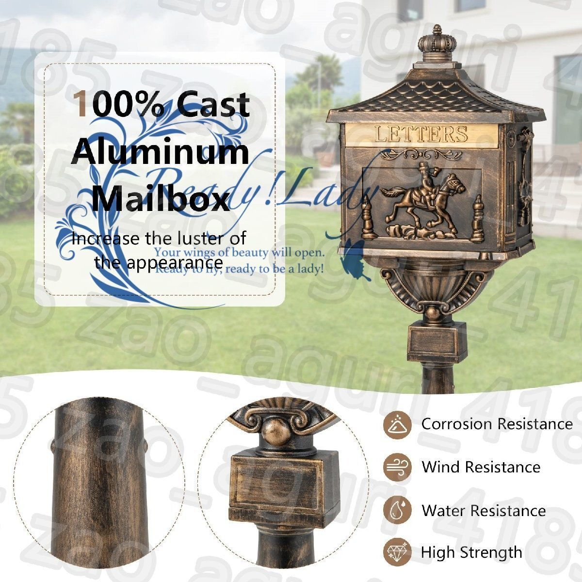 和モダンな傘立て アンブレラスタンド 白 陶器製 信楽焼 モダン 340