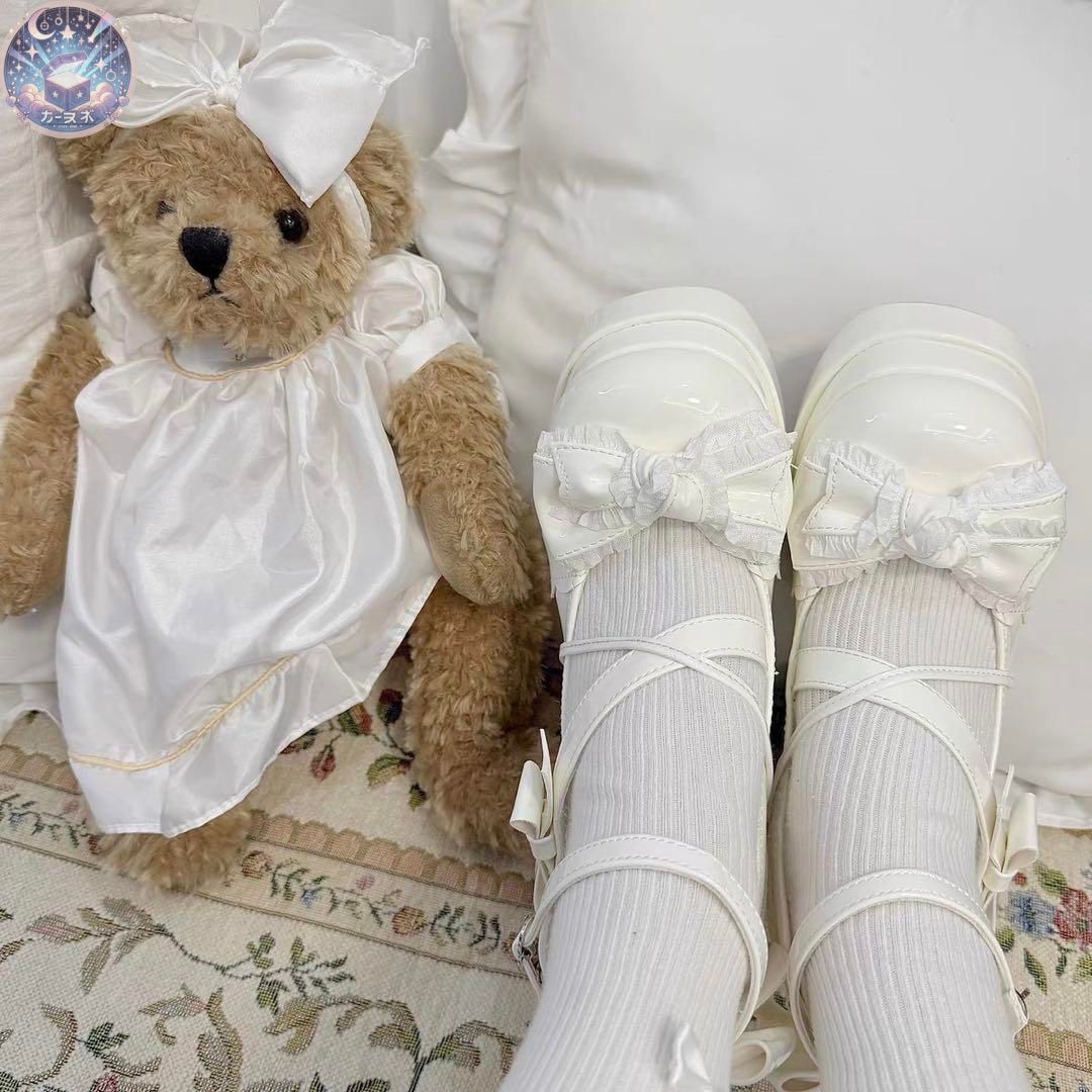 ロリータファッション厚底ヒール 女子会に最適なお出かけ用シューズ