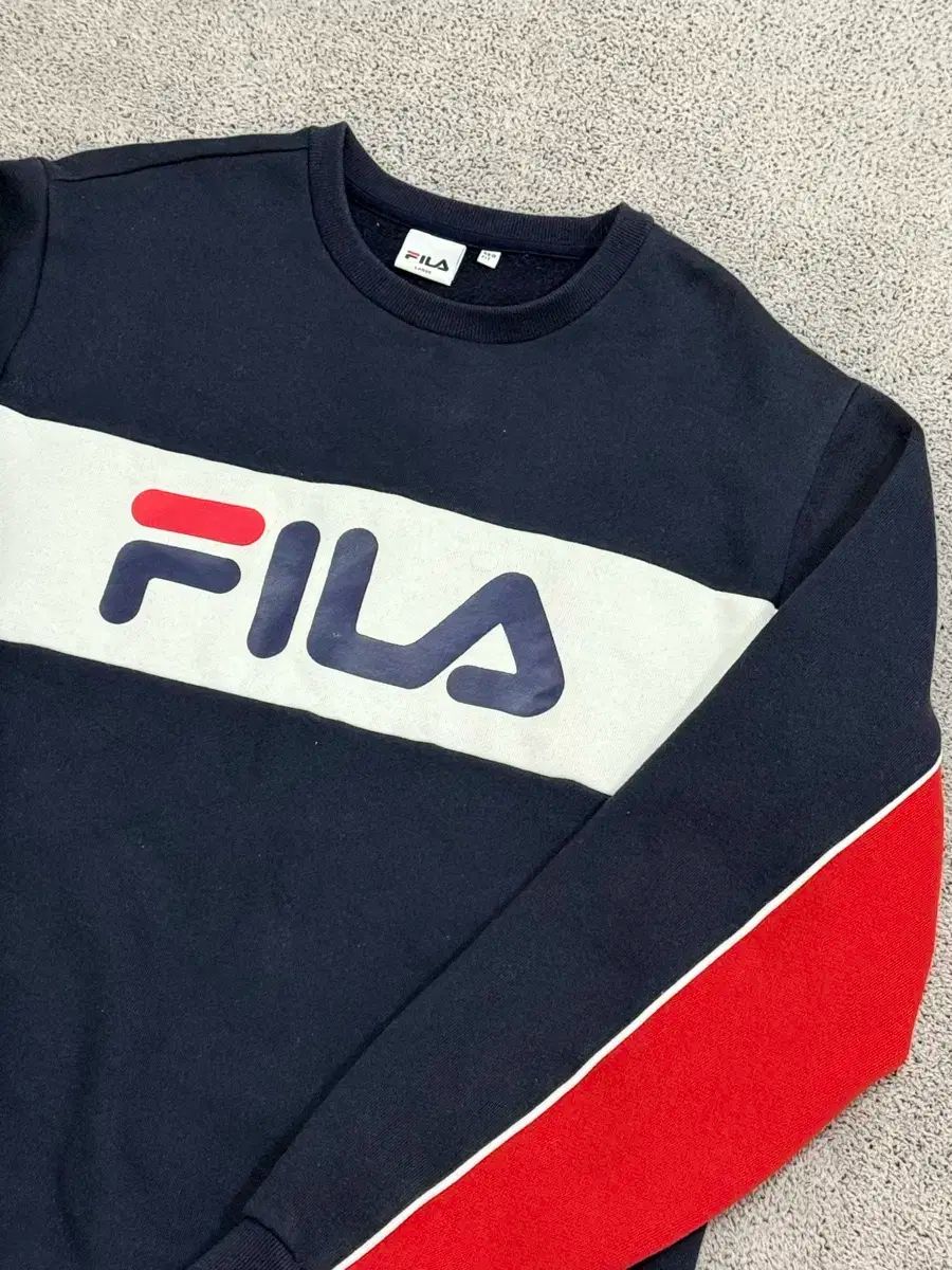 FILA(フィラ) ビッグロゴ 裏起毛 パーカー