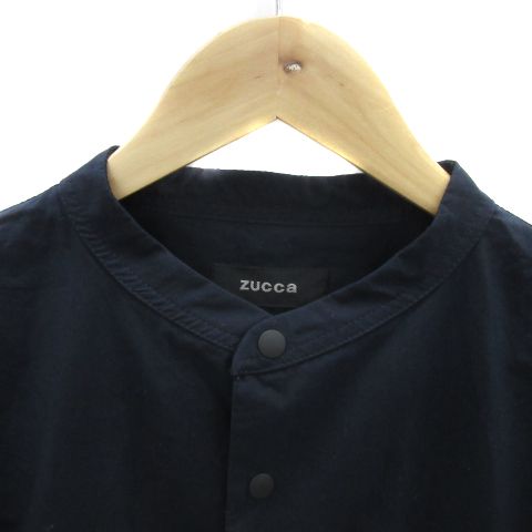 ZUCCa ズッカ バンドカラー オーバサイズ リネンシャツ Mサイズ 日本製 ZUCCa ズッカ バンドカラー オーバサイズ リネンシャツ Mサイズ
