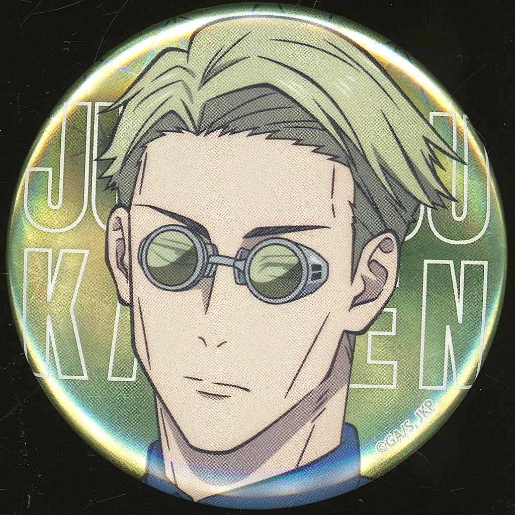 呪術廻戦 THEキャラ ジャンフェス オーロラカンバッジ 七海建人 中古】バッジ・ビンズ 七海建人 「呪術廻戦 オーロラカンバッジ