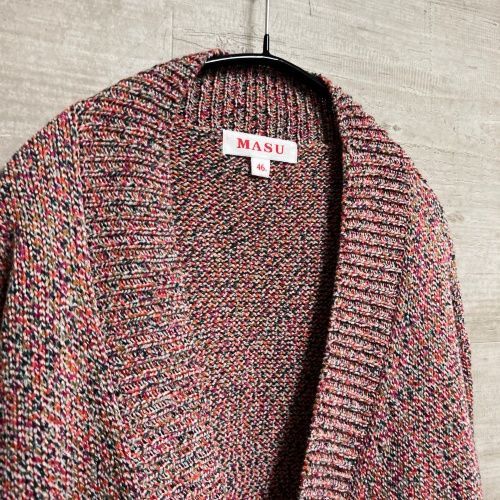 MASU エムエーエスユー MELANGE LOOSE CARDIGAN カーディガン 46