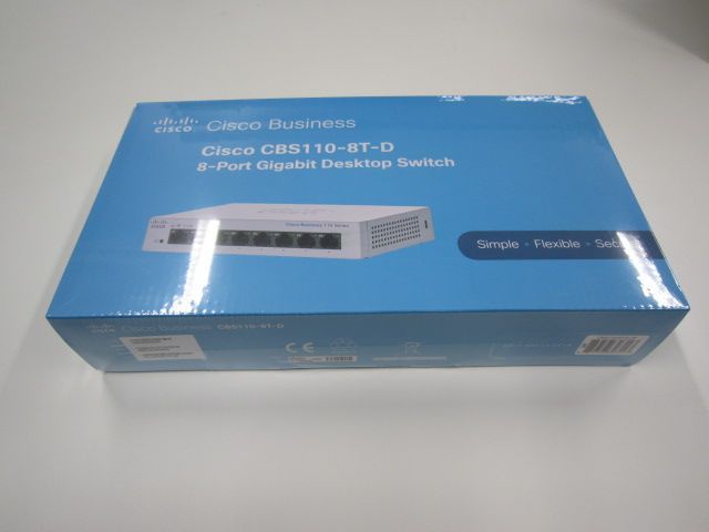 2台セット】Cisco Business 110 シリーズ スイッチ CBS110-8T-D