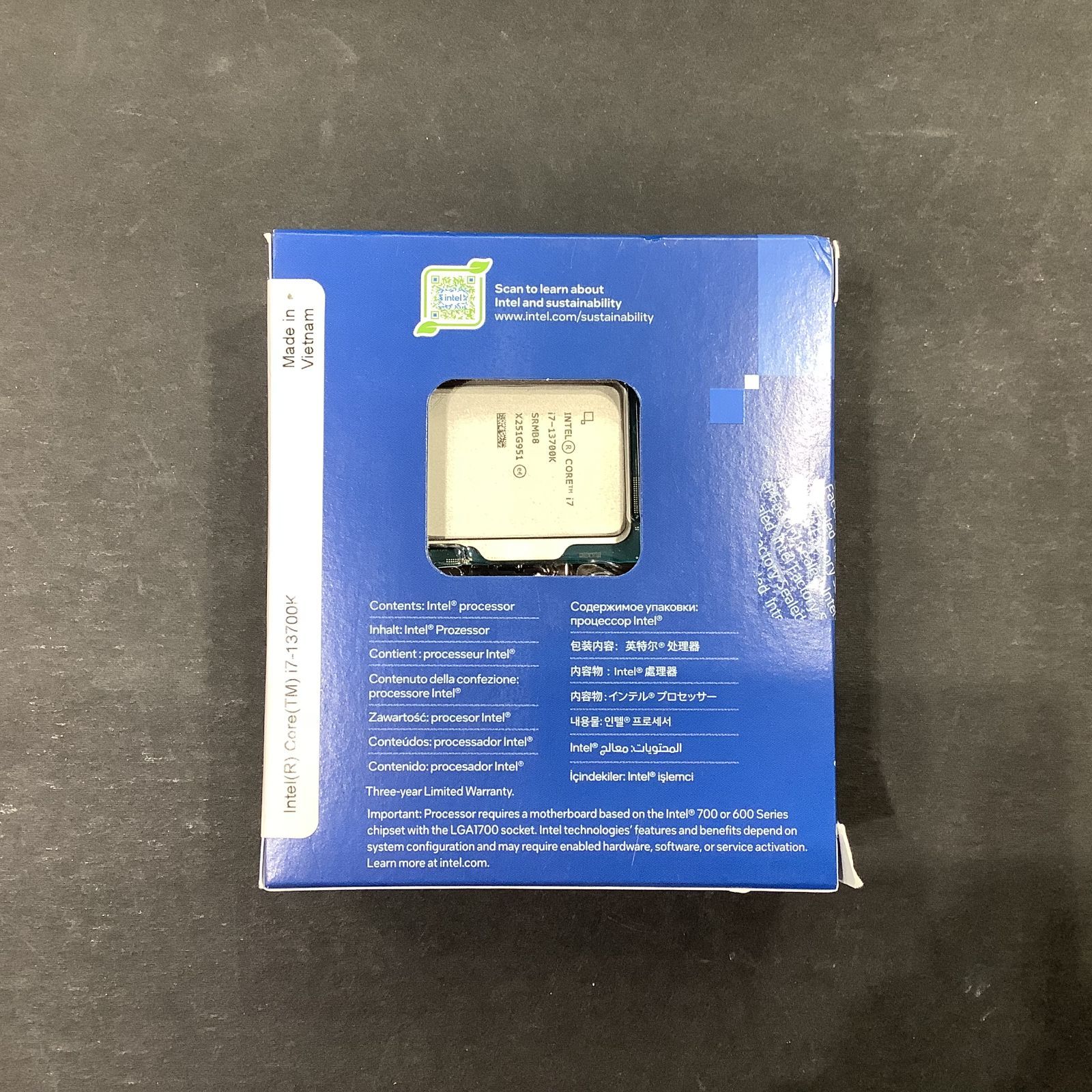 未開封品】Intel Core i7-13700K プロセッサー CPU - メルカリ