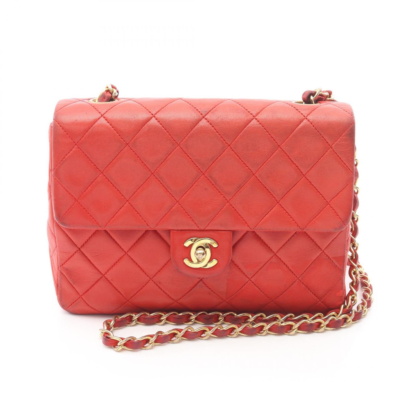 VINTAGE●CHANEL●シャネル レッド チェーン ショルダーバッグ 楽天市場】シャネル CHANEL ワイルドステッチ チェーン