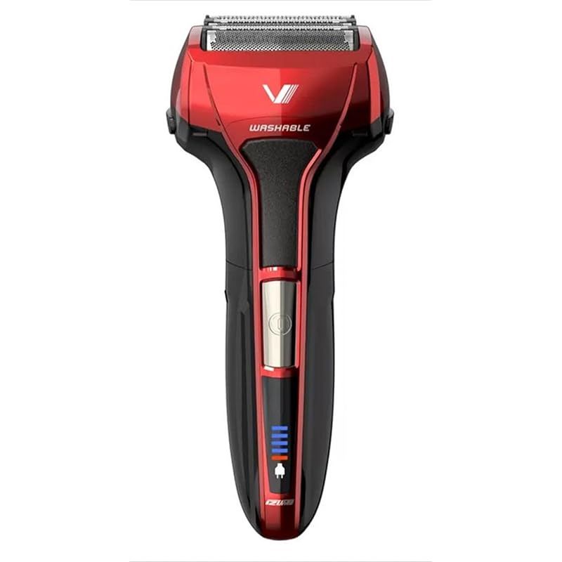 正規品，2026 マクセルイズミ 5枚刃モデル 往復式シェーバー IZF-V553W レッド IoTデバイス(スマートデバイス)