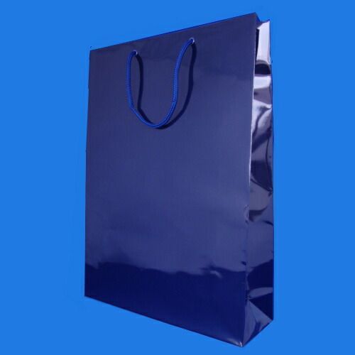 まとめ 手提袋 シモジマ ＨＥＩＫＯ ブライトバッグ 紫紺 006138023 4901755559194 ●外寸 縦４５０×横３３０×マチ１００ｍｍ 1枚 ×80セット