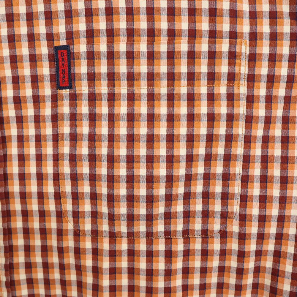 パーリーゲイツ 日本製 チェック柄 ゴルフ 長袖 ボタンダウンシャツ 3