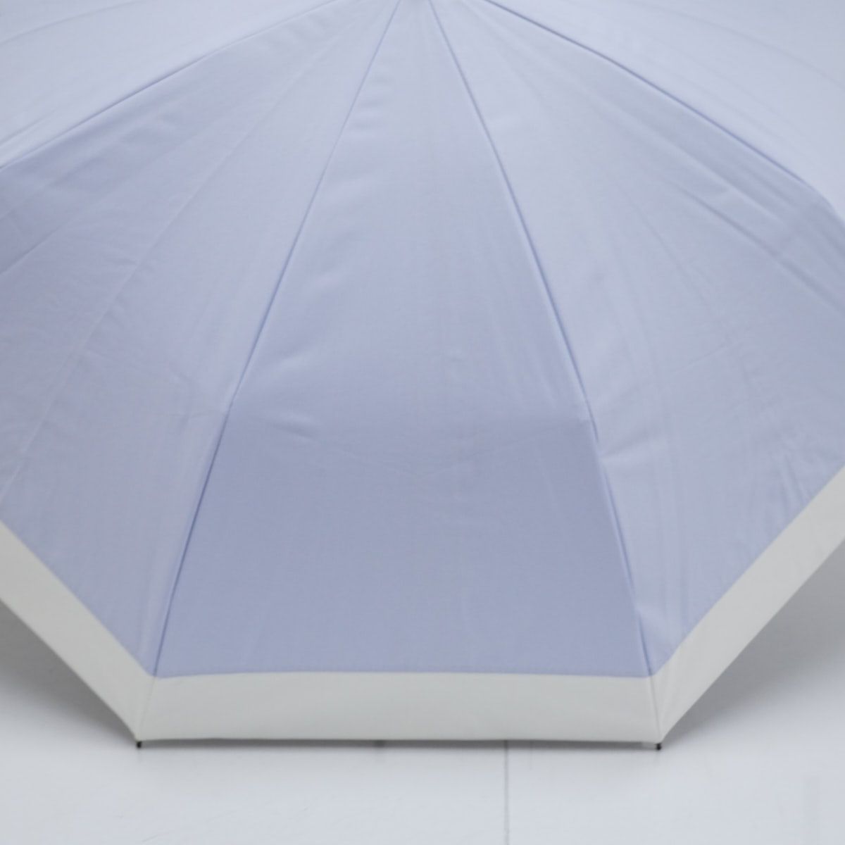 日傘 芦屋ロサブラン 完全遮光折日傘 USED品 2段コンビ アイボリー