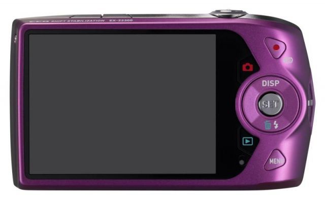 CASIO デジタルカメラ EXILIM 1410万画素 5倍 パープル EX