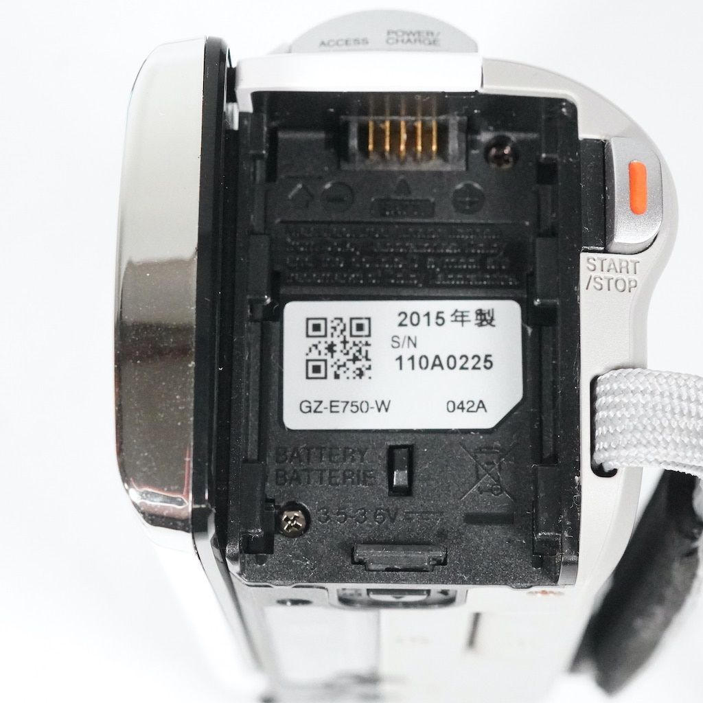 JVC Victor Everio GZ-E750-W ホワイト 動作OK 1週間保証 /1569 - メルカリ