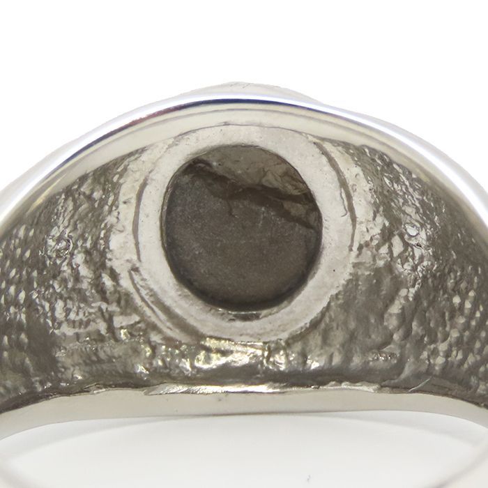 ブラックスターサファイア 2.00ct Pt900 リング ダイヤモンド 0.01ct 