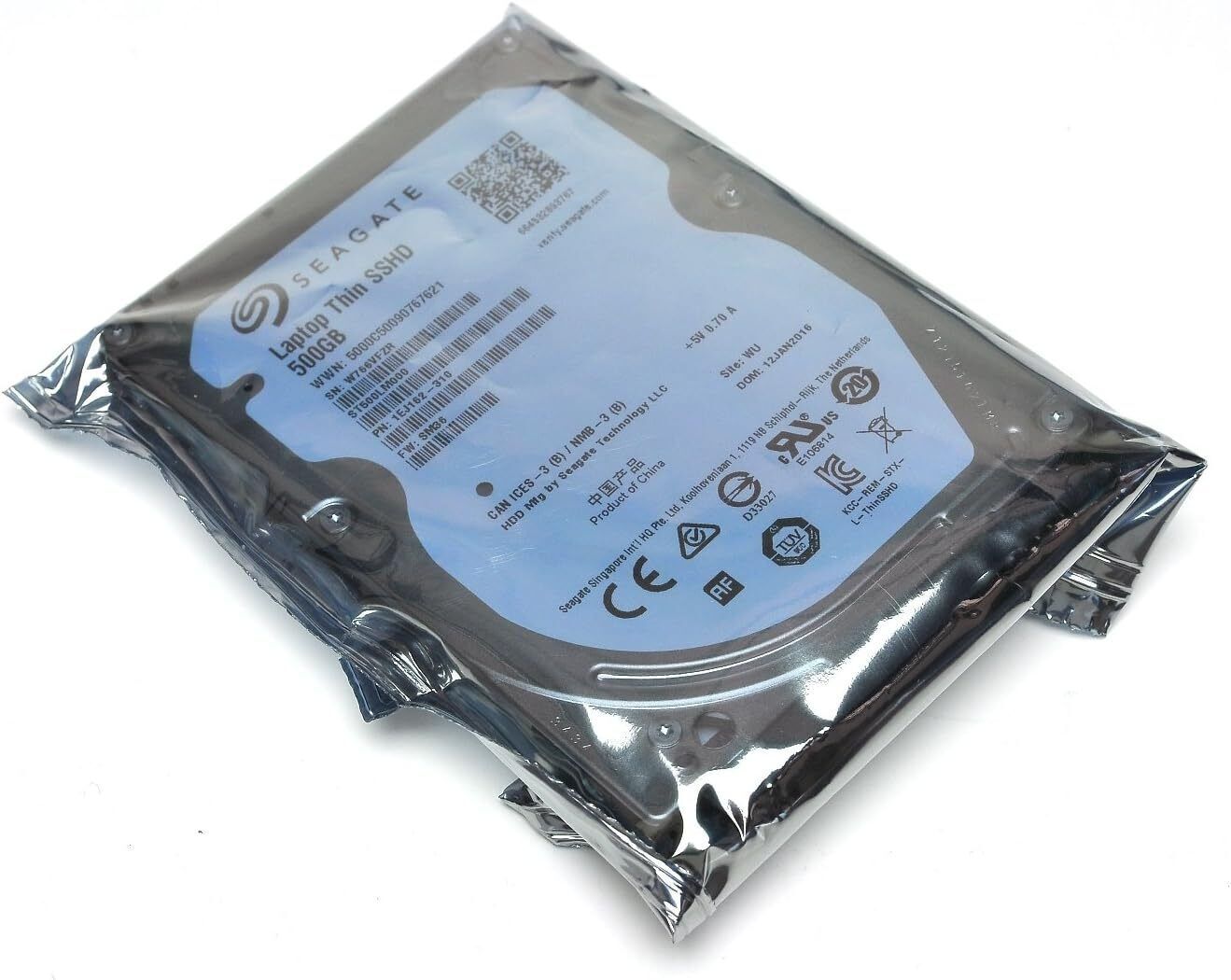 Seagate 500GB Gaming SSHD Sata 8GB NAND Sata 6Gb|s 2.5-Inch Internal ST500LM000