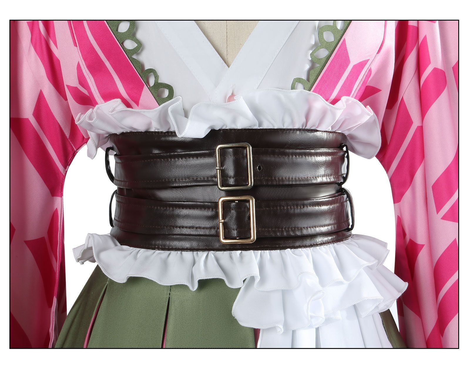 サマーセール開催中！ 甘露寺蜜璃 鬼滅の刃 コスプレ 8セット 大人用 子供用 ハロウィン衣装 恋柱 かんろじ みつり 甘露寺蜜璃 コスプレ衣装 鬼殺 ユニホーム コスプレ女装 祭り 仮装 演出服 人気キャラ 新作