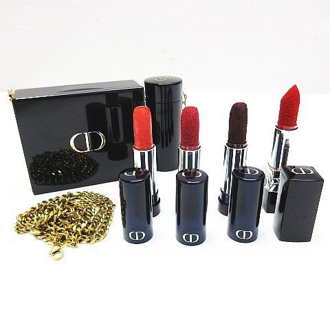 クリスチャンディオール Dior ルージュディオール リップ ミノディエール 2025年 クリスマスコフレ ホリデーコレクション クラッチケース 口紅 フランス コスメ レディース E338LF