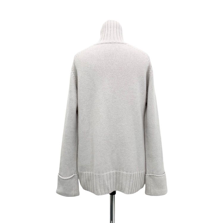 FOXEY フォクシー ニットトップス カシミヤセーター グレー 38 39891-KATFZ