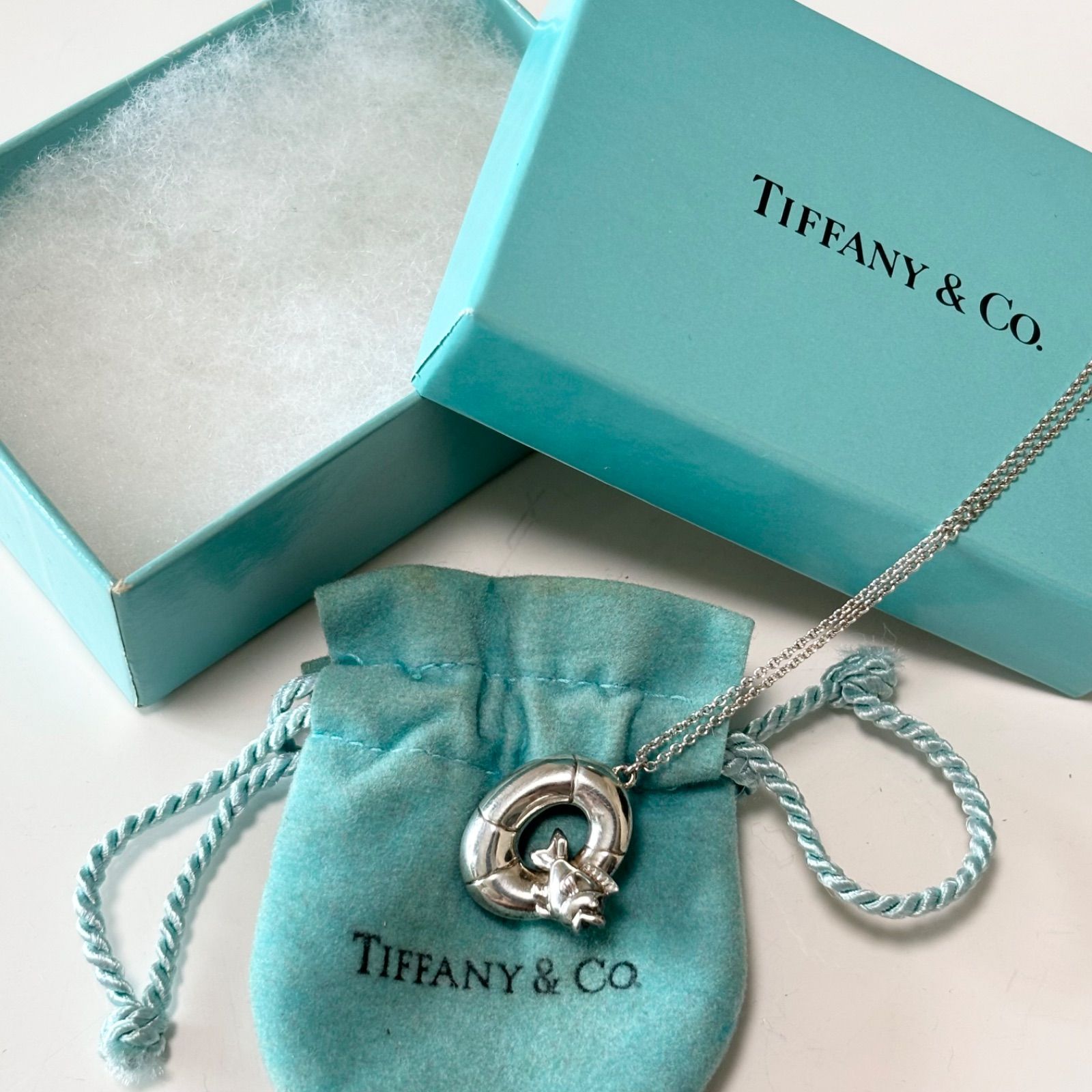 Tiffany & Co. シルバー リングペンダント(箱付き)
